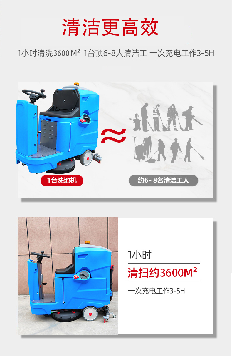上饶驾驶式洗地机更适合用在高铁站